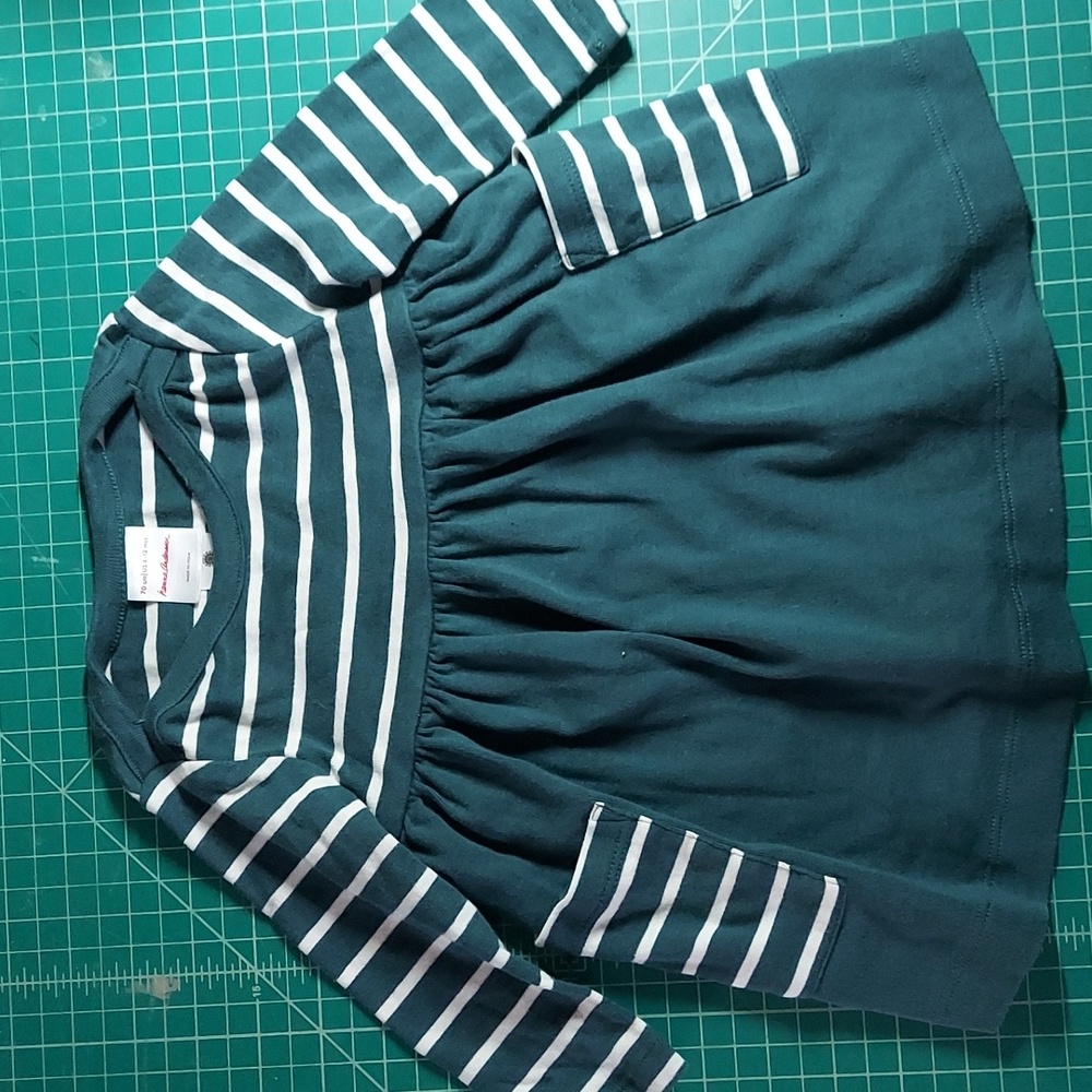 Hanna Andersson striped shirt 6-12 months 70cm